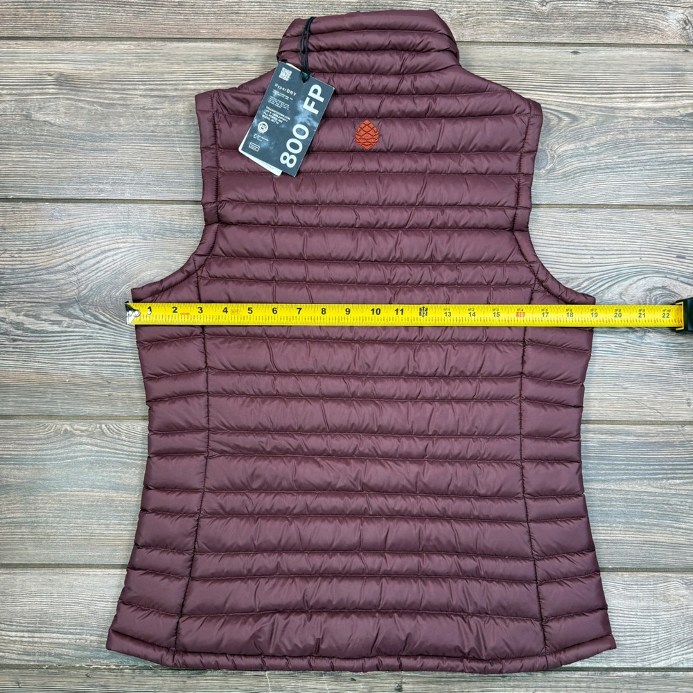 Stio Pinion Down Vest Womens Size Small Lodge Beam 800 Fill HyperDRY Puffer - Picture 7 of 8